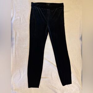 J Crew black velvet leggings